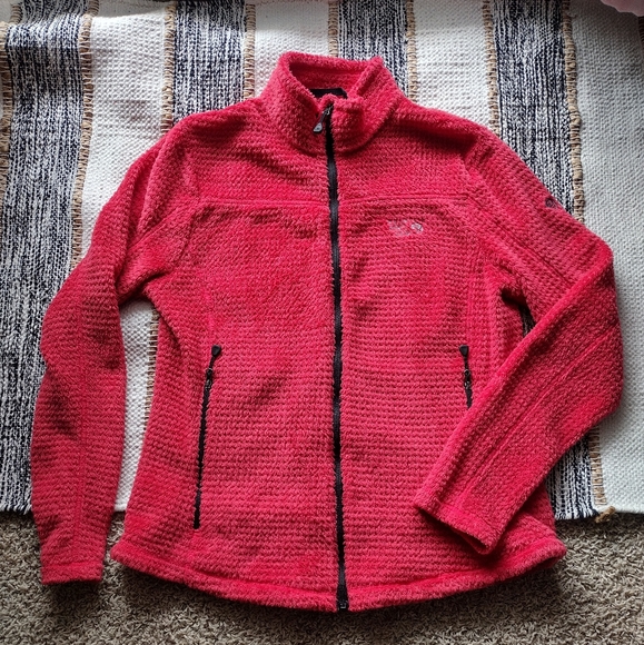Mountain Hardwear Tops - Mountain Hardwear women's power grid polartec full-zip sweater size large